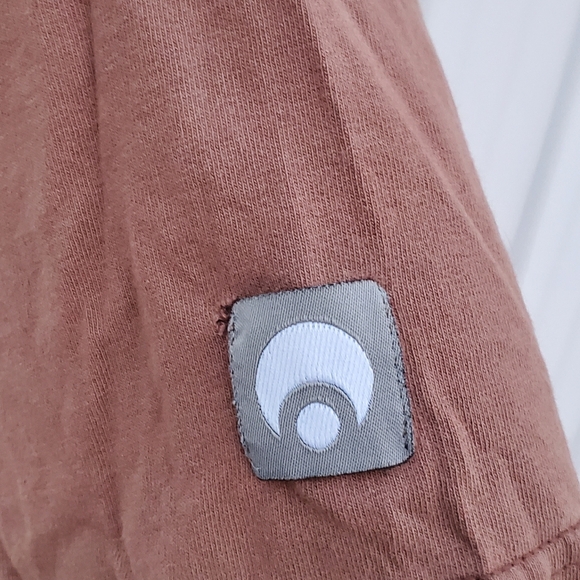 Vintage Osiris Shoes Worn T-shirt Faded Brown w Logo Large - Picture 9 of 14